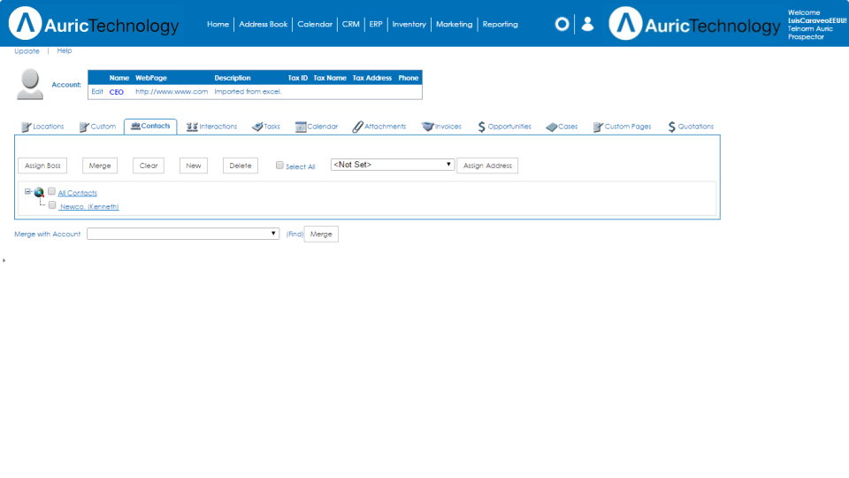 screenshot of Auric Prospector